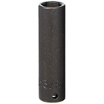 Proto Torqueplus Deep Impact Socket, 1/4" Drive, 3/8", 6 Points, EA (577-6512H)