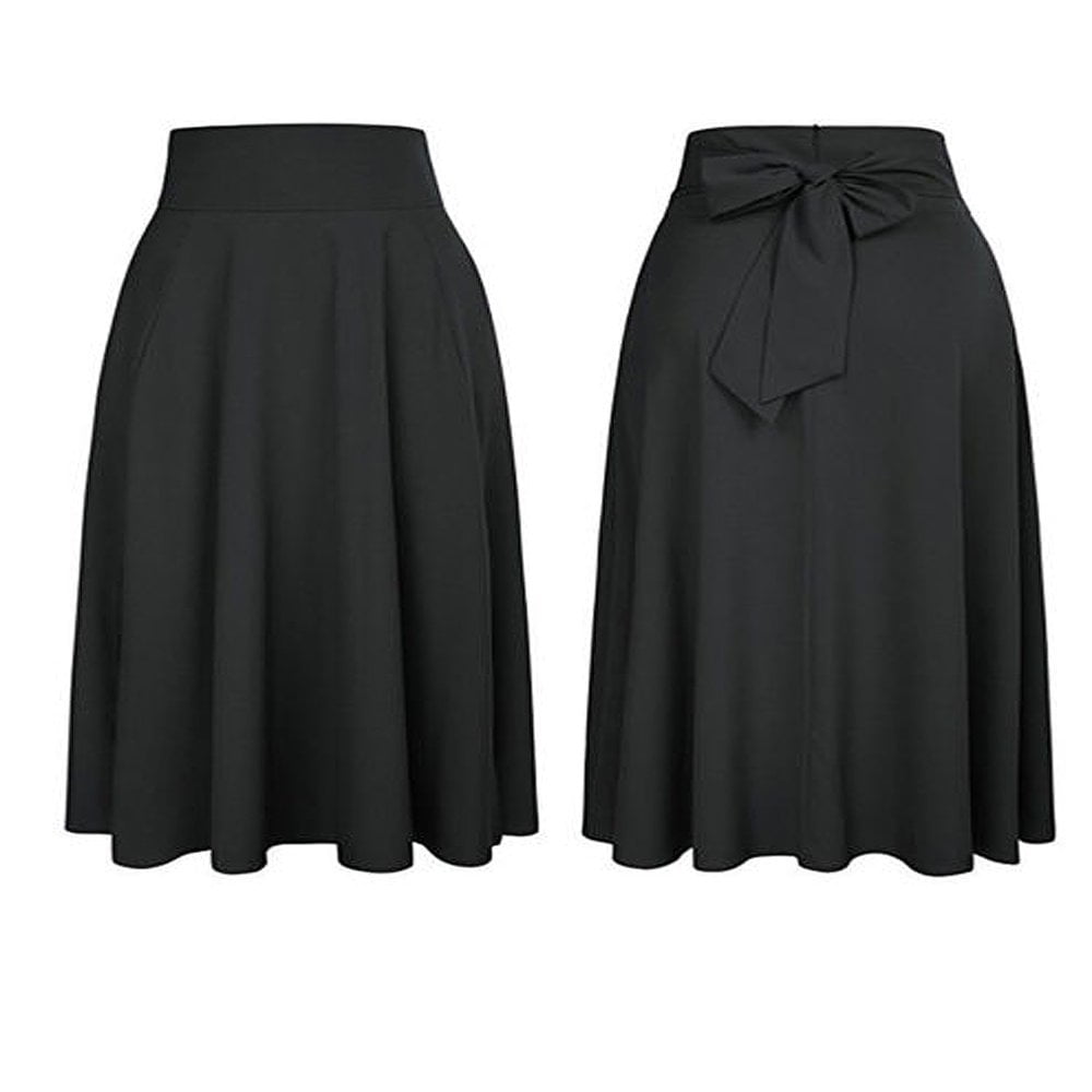 Jupe Longue Longue avec Poches a la Taille Fluide pour Femme Walmart