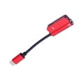 thumbnail image 4 of MRLESS 2-in-1 USB Type C to 3.5mm Earphone Adapter Charger USB-C Audio Cable 3.5 Jack Headphone Adapter for Phone (Red), 4 of 6