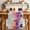 Off White, variant on Purple Pink Forest Table Runner 90 Inches, Ombre Tree Abstract Art Bed Runner Dresser Scarves Tabletop for Indoor Outdoor Parties/Ceremony/Banquet, 13" x 90"