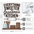 thumbnail image 3 of 2 Pcs Funny Kitchen Towels,Everything Sweeter in Grandmas Kitchen Microfiber Dish Towels,Kitchen Tea Towels,Kitchen Towel Set (18" X 26"), 3 of 3