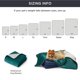 thumbnail image 5 of Manta impermeable para cama Sherpa, forro polar, 90 x 220 cm, color verde, 5 of 5