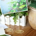 thumbnail image 7 of Table Number Display Solutions, Elegant Gold Metal Holders For Wedding Banquet Buffet Tables, Reusable Event Decor, Picture Holders For Tables, Perfect For 4X6 Cards, Lightweight, 7 of 7