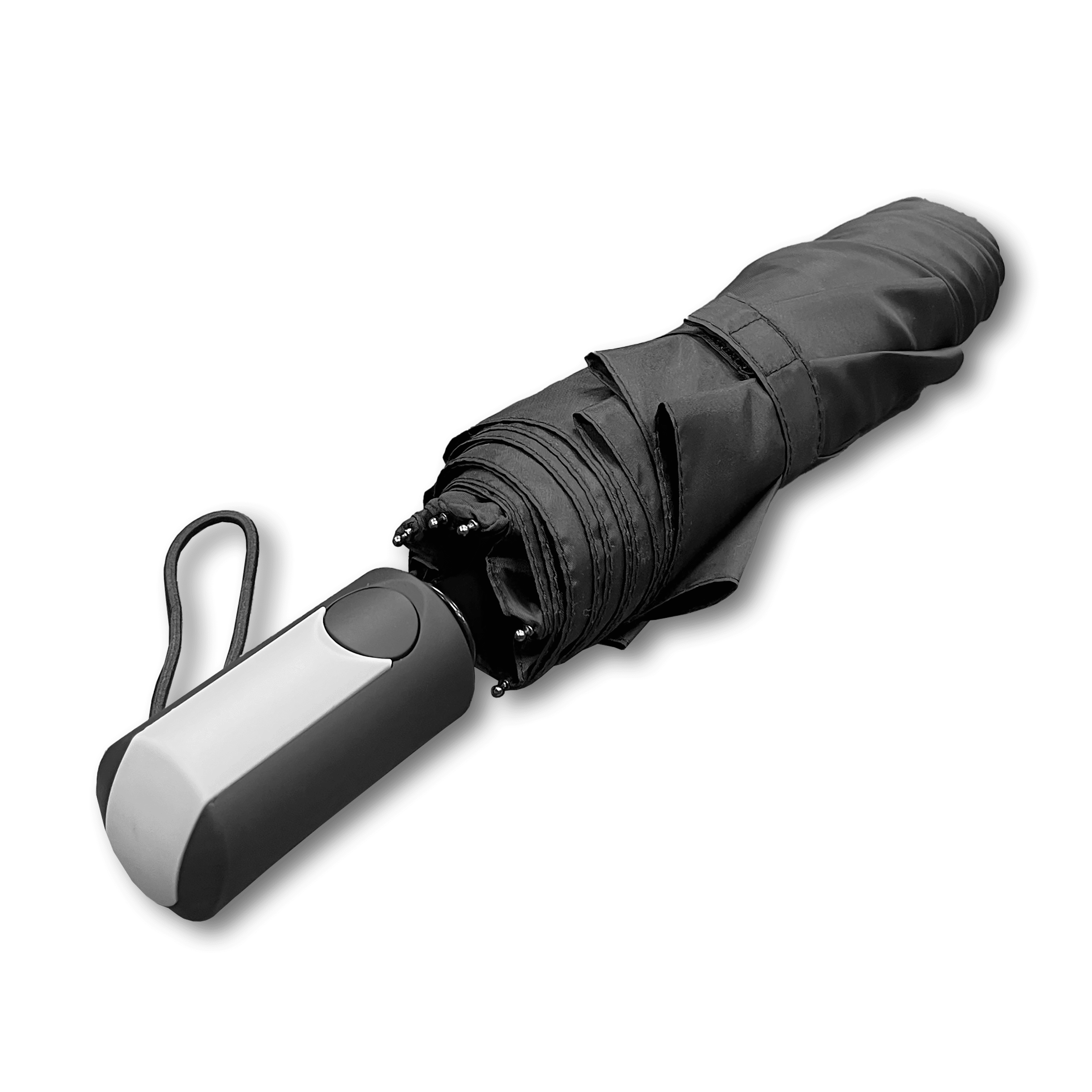 Weather Station Oversize Deluxe Automatic Rain Umbrella Black