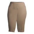thumbnail image 4 of Just My Size Womens Plus Size 2 Pocket Pull on Capri Pant, 4 of 8