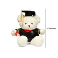 thumbnail image 3 of 14 Inch Doctor Graduation Bear Plush - Blue Doctorate Degree Stuffed Animal, Academic Achievement Gift for Graduates & Students Red, 3 of 9