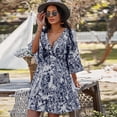 thumbnail image 1 of Summer Dresses for Women Deep V Casual Sexy Dress Midi Dress, 1 of 6