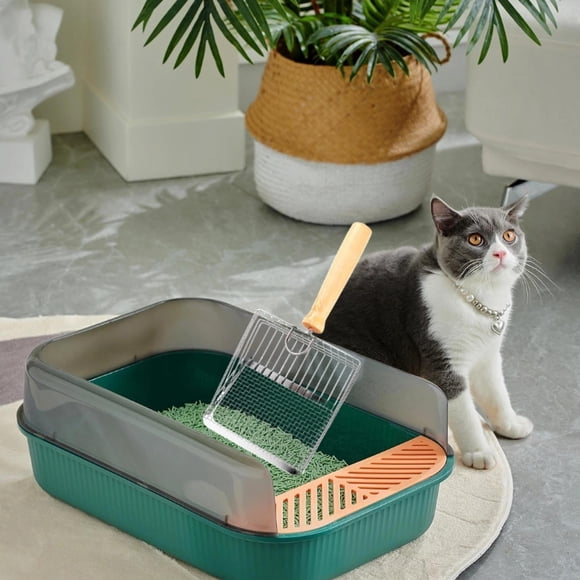 Pala Para Tamizar Arena Para Gatos, Suministros De Limpieza Para Mascotas De Metal Para Gatitos