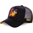 thumbnail image 1 of Sombrero de malla de pato DAFFY para hombre y mujer, gorra de béisbol de verano, Snapback negro, sombrero de red de dibujos animados, envío directo Fivean unisex, 1 of 1