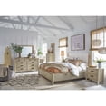 thumbnail image 4 of Salt Life Home Sunset Cove Sanibel Brown King Panel Upholstered Bed, 4 of 10