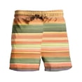 thumbnail image 4 of Savings SMihono Men Summer Drawstring Shorts Elastic Waist Solid Color High Waist A-Line Shorts Loose Fit Beach Shorts with Pockets Multicolor 6, 4 of 6