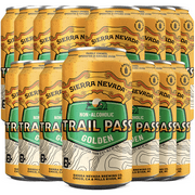 Sierra Nevada Trail Pass Golden Non-Alcoholic Beer- 12oz Cans - Delicious Dealcoholized Craft Brew