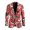 Bulldog Love, variant on Hearts Mens Blazer Slim Fit One Button Front Suit Jacket, Lightweight Slim Fit Casual Blazer for Men Suit Jacket Sport Coat Regular Fit Polyester Men's Casual Blazer Jacket for Office