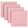 thumbnail image 3 of Iauyy Satin Napkins Set of 1- Star- Pink4 DIY Printing Decoration Cloth Napkin- Easy Care for Home/Party, 3 of 8
