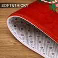 Santa Claus Christmas Doormat Floor Mats Machine Washable Soft & Thicky