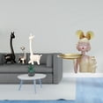 thumbnail image 2 of Estatua de ciervo alce, estatua de jirafa de cerámica, figura de niña, bandeja para guardar llaves, escultura de resina, adorno adecuado para sala de, 2 of 8