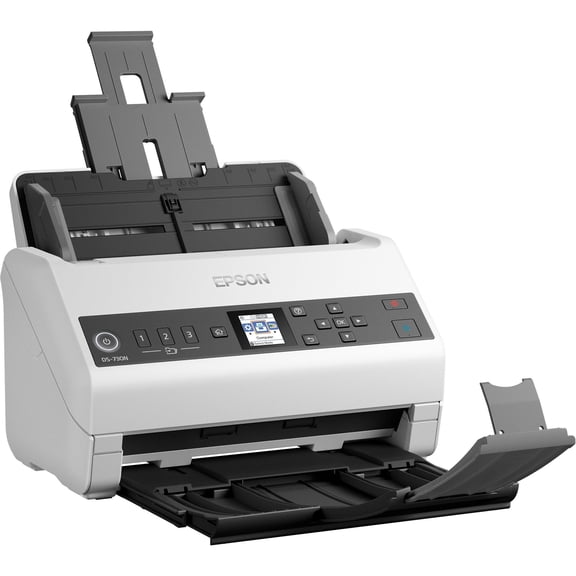 Escáner Epson DS-730N de documentos en color en red con ADF, 100 págs.