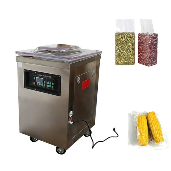 TECHTONGDA Single Chamber Vacuum Packaging Machine Food Packaging Sealer Stainless Steel DZ500