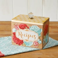 The Pioneer Woman Blossom Jubilee 6.2-Inch Recipe Box