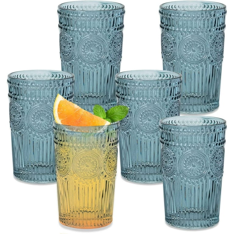 Kate Aspen Multi-Color Hobnail Beaded Drinking Glasses Set of 24