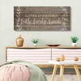 thumbnail image 2 of Stupell Industries Faith Family Friends Quote Wood Pattern Rustic Phrase Canvas Wall Art Design by Kim Allen, 20" x 48", 2 of 6