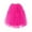 w93# Hot Pink629, variant on Women Tutu Mini Skirt Elastic Waist Pleated Mesh Solid Color Ruffles Tiered Soft Drape Short A Line Elegant Ruched Layered Flowy Irregular Short Skirts,Black,S