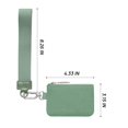thumbnail image 2 of Cartera de muñeca Mum's Memory con cremallera redonda de nailon verde, 2 of 6
