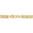 thumbnail image 4 of Leslie's Real 14kt Yellow Gold 6.25mm Concave Anchor Chain; 24 inch; Lobster Clasp; for Adults and Teens; for Women and Men, 4 of 5