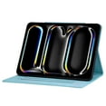 thumbnail image 3 of Dteck Case for iPad 11-inch (A16) 2025/iPad 10th Generation 10.9 inch 2022,Magnetic PU Leather Smart Auto Wake/Sleep Folio Stand Case Card Slots Cover for iPad 10th 11th Gen,Skyblue, 3 of 5