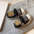 thumbnail image 1 of Zapatos de lona con velcro para niños, primavera, pequeños, grandes, para niños y niñas, zapatos de tabla para estudiantes, zapatos de bebé de suela blanda Tide, 1 of 1