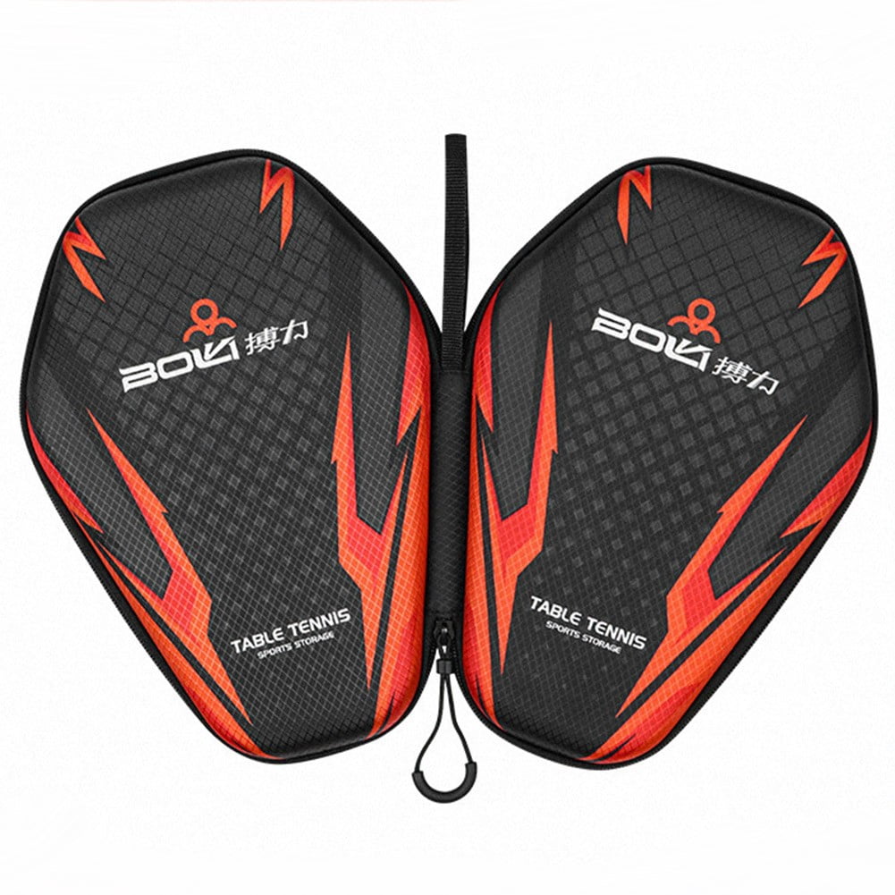 Table Tennis Racket Bag EVA Hard Shell Table Tennis Paddle Box Case Storage Bag