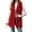 Red, variant on Women's Sleeveless Plush Vest, Mid Length Hooded Jacket with Zip Front, Soft Pile Fleece Outerwear, Embossed Pattern Casual Coat, Cozy Fall Winter Seasonal Layer Beige L