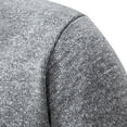 thumbnail image 4 of Bcfgryg Mens Autumn And Winter Fashion Casual Sweater Coat With Velvet Padded Sweater Knitted Cardigan Sweaters For Men Gray XL, 4 of 5