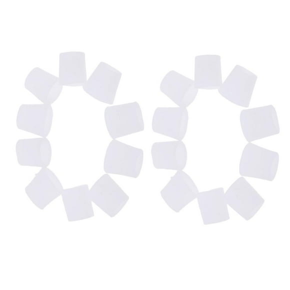 5 Pares de Fundas de Silicona para Los Dedos de Los Pies, Protectores de Cojín para Pies, Piel para El Cuidado de Los Ojos de Maíz ,