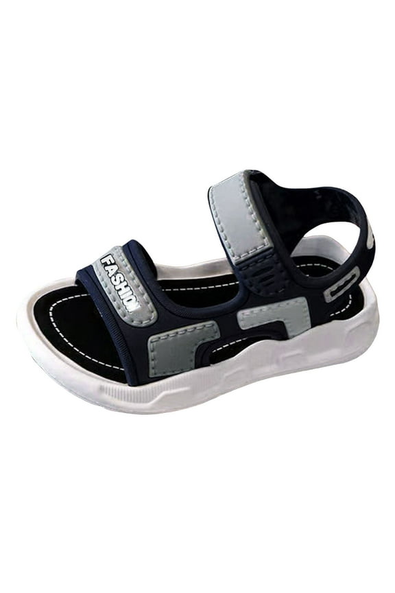Boys Sandals Print Kids Fashion Sport Sandals Outdoor Sandal Athletic Casual Sandals Beach Shoes,10