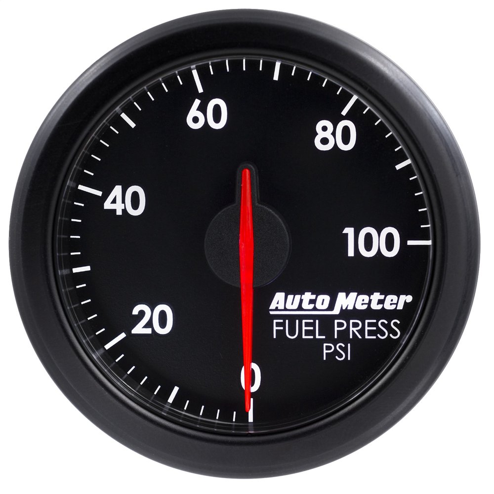 AutoMeter 9171T AirDrive Fuel Pressure Gauge; 21/16 in.; Black Dial