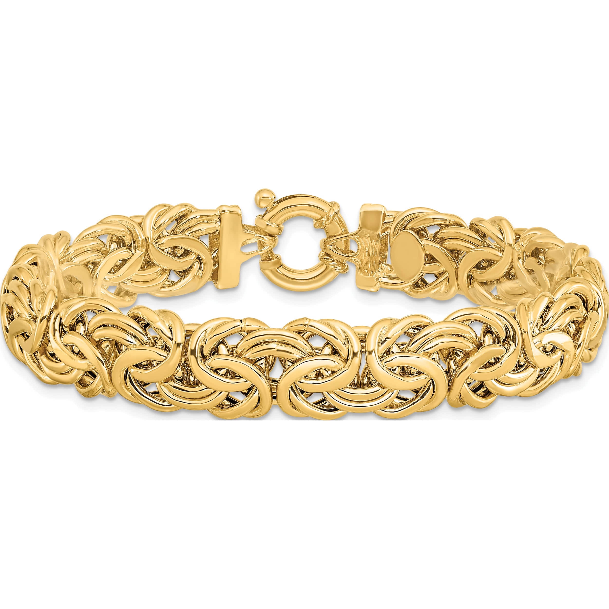 Italian byzantine bracelet in 14k yellow gold sale