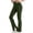 zd-Green, variant on Hvyesh Women High Waist Yoga Pants Bootcut Flare Leggings for Women Tummy Control Stretch Solid Workout Leggings Pants
