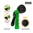 thumbnail image 2 of Manguera Expandible Flexible Verde 30m Con Aspersor Marthing Manguera Con Aspersor tipo Pistola, Facil de Usar y De Almacenar Longitud Total 30m Ideal Regar y Lavado Exterior de Carro, 7 Modos, 2 of 8