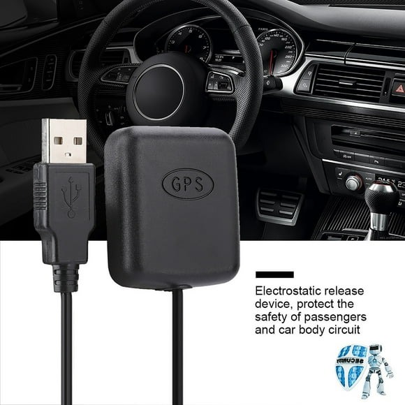 GPS Antenna, Equipped With 3 Meters Rg174 Cable, Magnetic Base, GPS Aerial, RG174 Car GPS Antenna, for Usb Adapter Car Gps