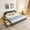 Dark Gray, variant on King Size Soft Cloud Bed Frame with 4 Storage Drawer and Tall Curved Headboard for Bedroom