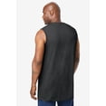 thumbnail image 2 of KingSize Men's Big & Tall Shrink-Less Longer-Length Lightweight Muscle Pocket Tee, 2 of 6