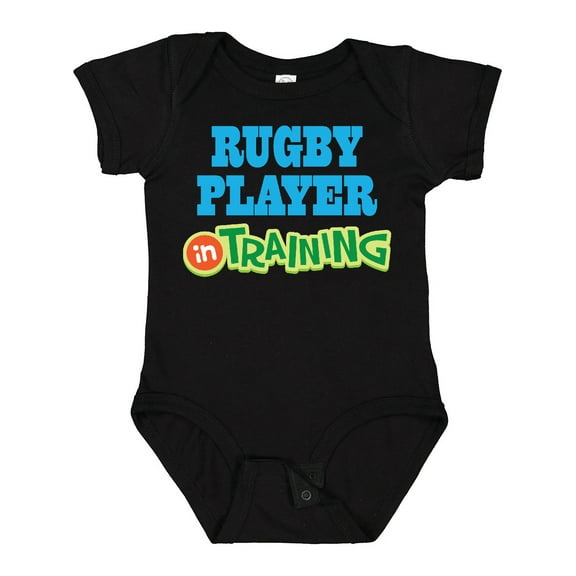 Inktastic Rugby Player in Training Boys or Girls Baby Bodysuit