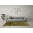 thumbnail image 3 of Ahgly Company Indoor Rectangle Abstract Brown Contemporary Area Rugs, 2' x 4', 3 of 4