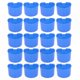 thumbnail image 1 of 20-Pack Bird Feeding Cups Plastic Water Bowls for Birdcages 11x6cm Blue, 1 of 5