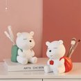 thumbnail image 2 of Moyic Little Bear Pen Holder Desk Companion Your Container Holder Resin Animal Home Bring Bear Bear Pen Little Little Decoración del hogar verde, 2 of 6