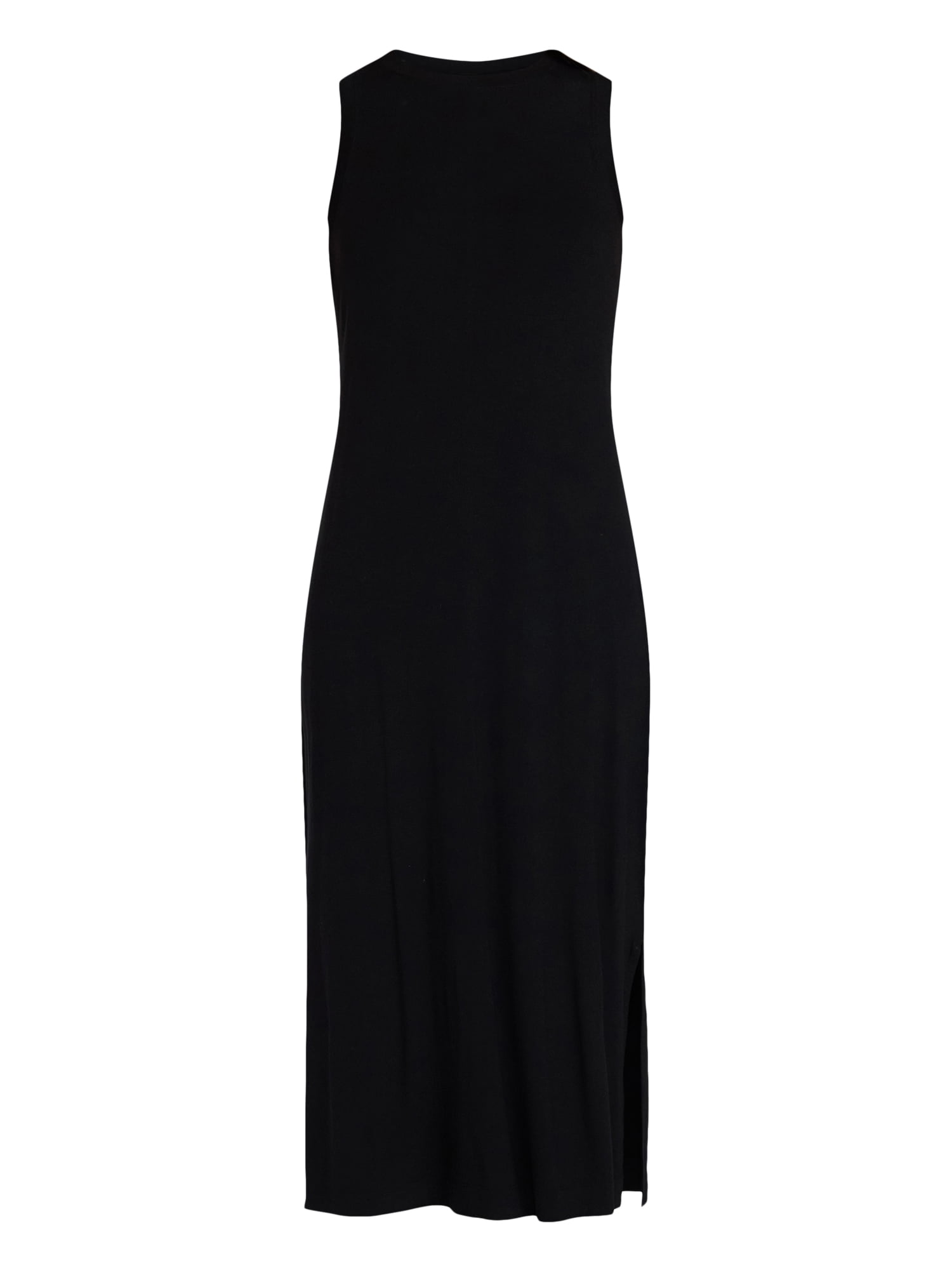 Time and Tru Women's Sleeveless Midi Column Dress, Sizes XS-XXXL