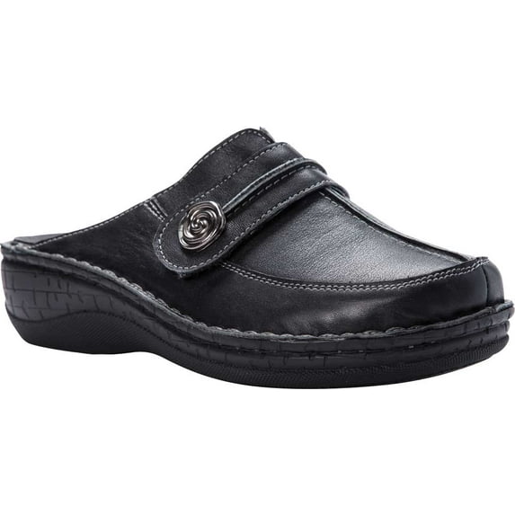 Propet Jana WCS011L Women's Clog: 9 Medium (B) Black Slip On