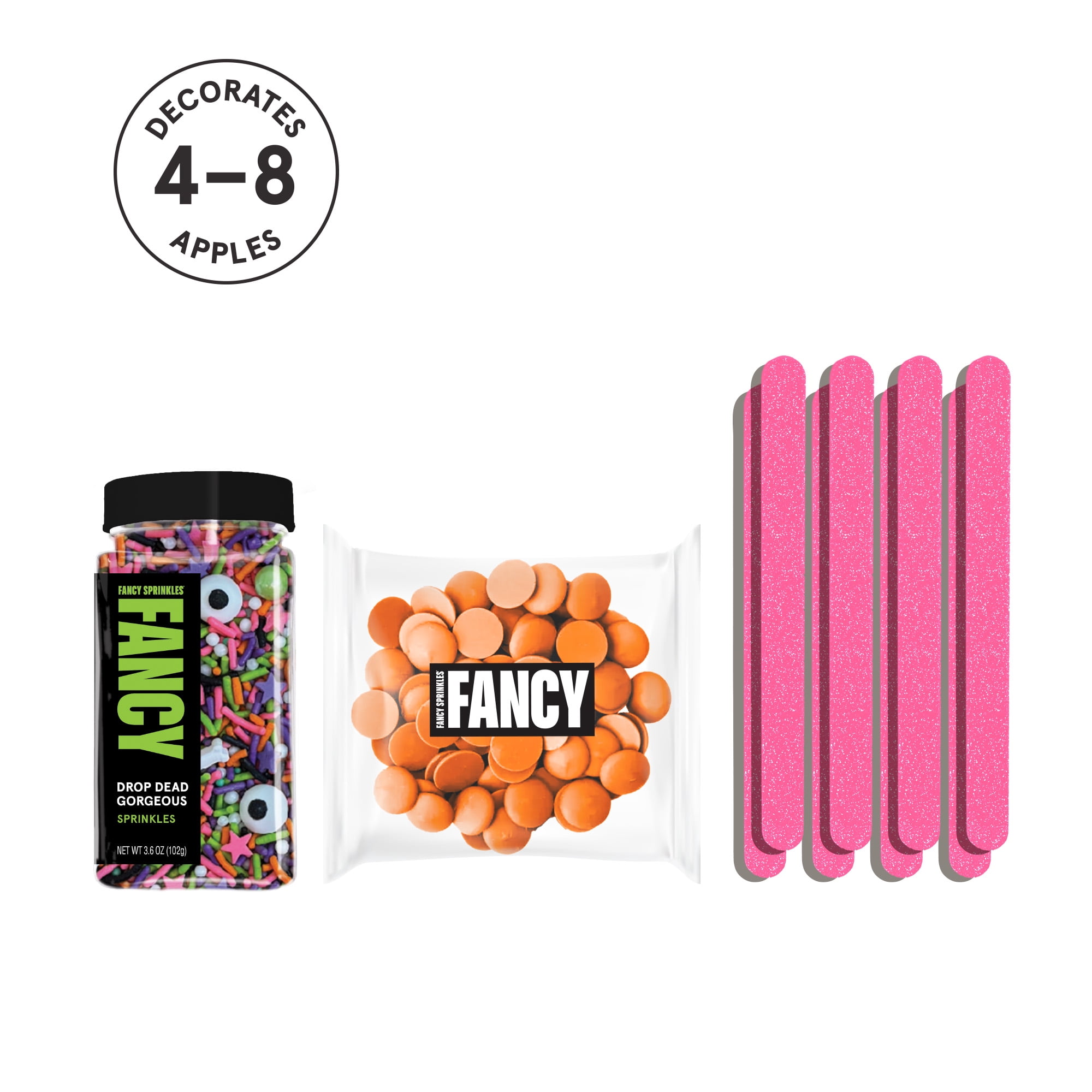 Fancy Sprinkles Bite Me Candied Apple Kit with Sprinkles and Melts, 8.6 oz