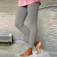 thumbnail image 2 of Klisyaur Womens Leggings Ribbed Knit Elastic High Waist Fall Winter Cozy Tights Stretch Casual Comfy Sport Yoga Pants, 2 of 8